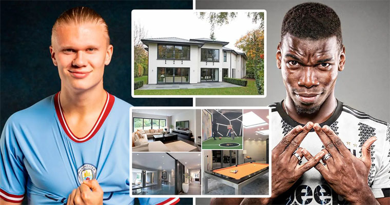 Manchester City hitman Erling Haaland 'views Paul Pogba's £3m mansion in search of a new home'