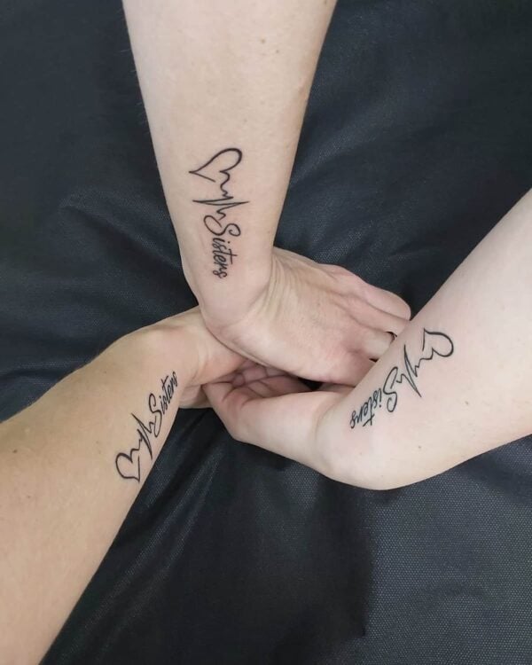 52+ Matching Sister Tattoos to Honor Your Unbreakable Bond - mysteriousevent.com