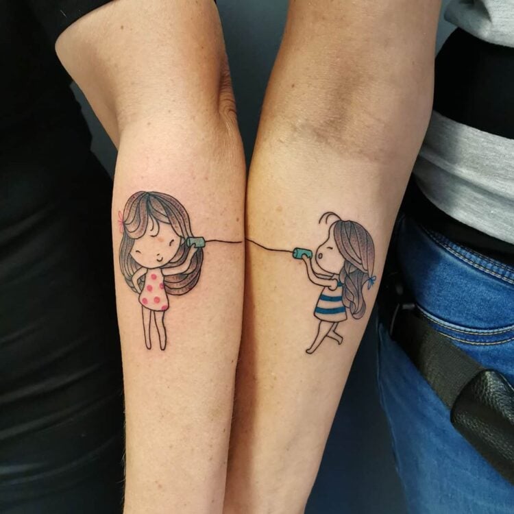 52+ Matching Sister Tattoos to Honor Your Unbreakable Bond - mysteriousevent.com