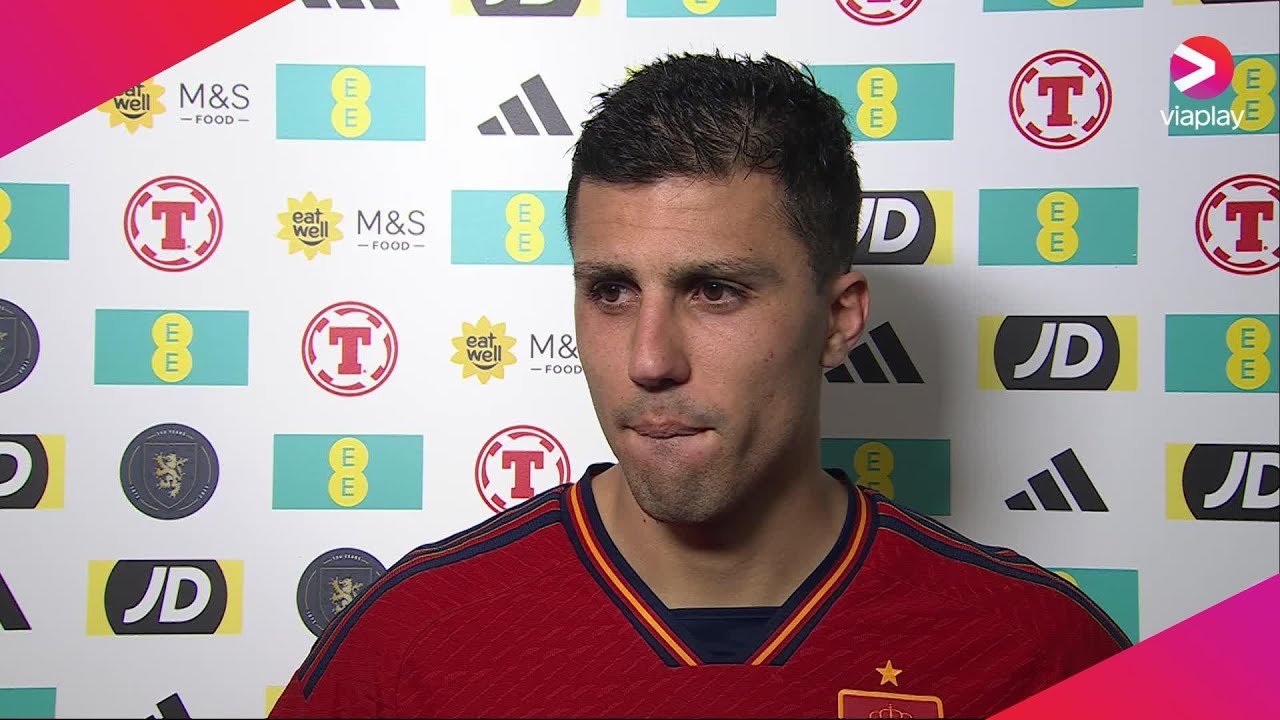 Spain's Rodri gives his verdict on loss to Scotland: "For me, this is not  football." - YouTube