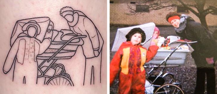 52 Tattoos That Keep Touching Memories Alive - mysteriousevent.com