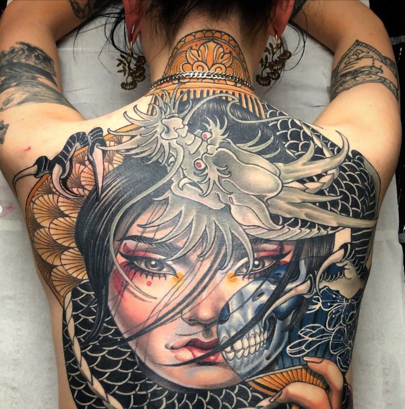 Unveiling the Masterpiece of Tattoo Artist Kat Abdy: Awe-Inspiring Intricate and Imaginative Designs.