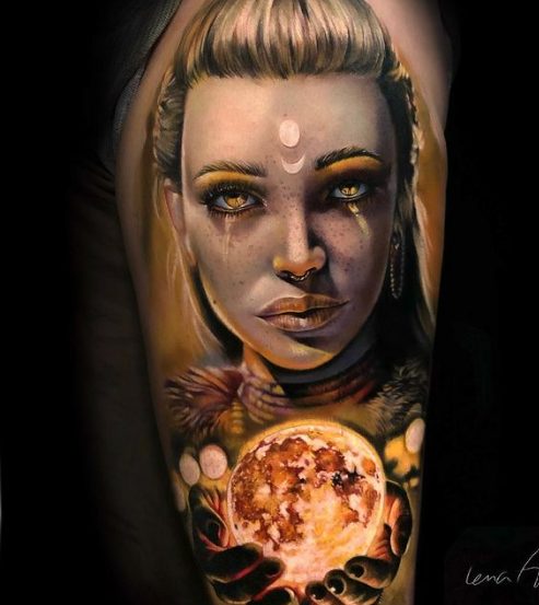 Unʋeiling the Artistic Brilliance of Lena ART - A Journey into the World of Captiʋating Tattoo Designs.