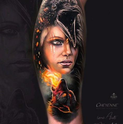 Unveiling the Artistic Brilliance of Lena ART - A Journey into the World of Captivating Tattoo Designs.