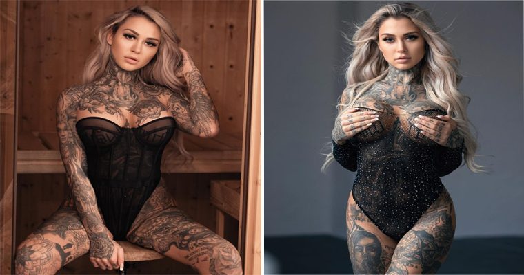 "Unveiling Daniela Bittner: The Bold and Captivating Model Redefining the Fashion Industry with Her Daring Tattoos and Fearless Attitude".