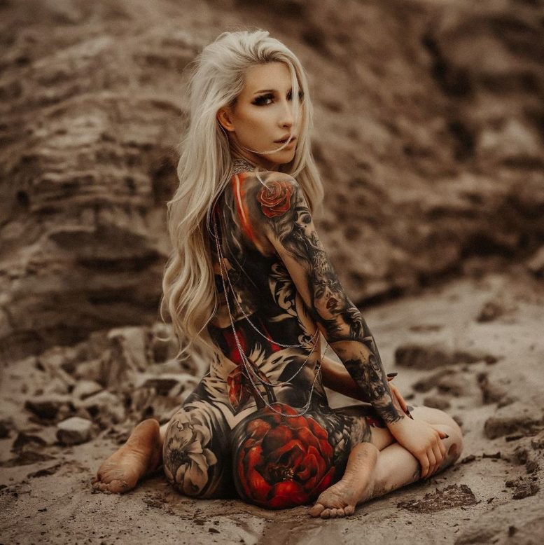 Unleashing The Power Of Body Art: Celebrating The Beauty And Empowerment Of Tattoo Model And Artist Jana Melod Miller.