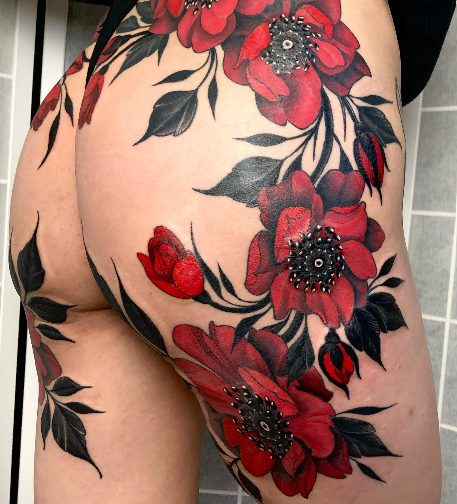 Unleashing The Creative Vision Of Tattoo Artist Kat Abdy: A Master Of Intricate And Imaginative Designs.