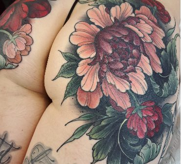 Unleashing The Creative Vision Of Tattoo Artist Kat Abdy: A Master Of Intricate And Imaginative Designs.