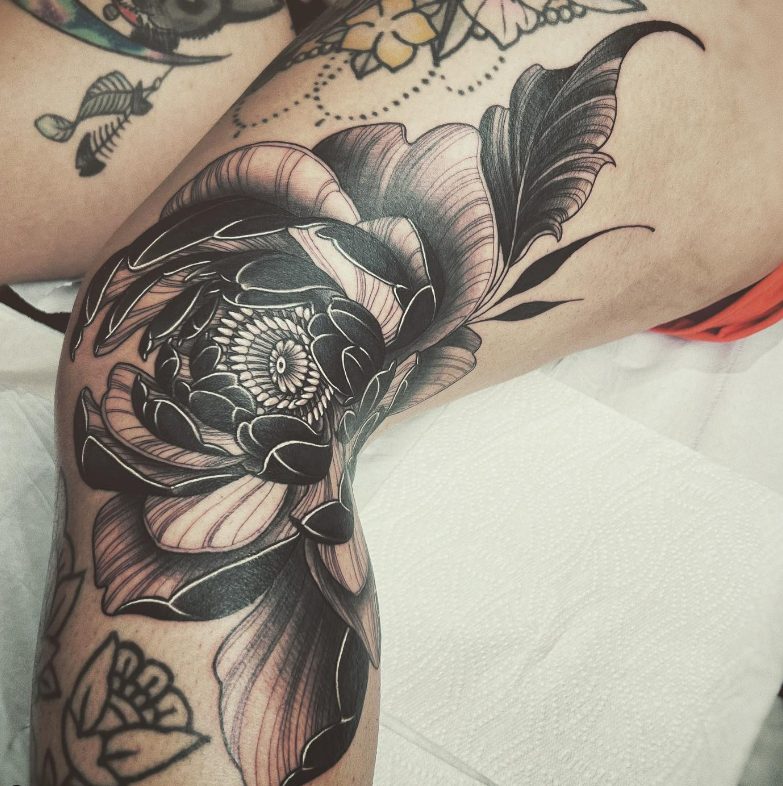 Unleashing The Creative Vision Of Tattoo Artist Kat Abdy: A Master Of Intricate And Imaginative Designs.