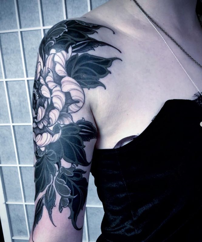 Unleashing The Creative Vision Of Tattoo Artist Kat Abdy: A Master Of Intricate And Imaginative Designs.