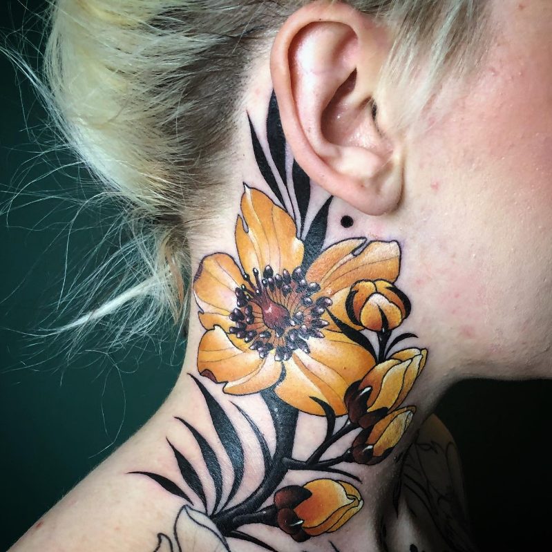 Unleashing The Creative Vision Of Tattoo Artist Kat Abdy: A Master Of Intricate And Imaginative Designs.