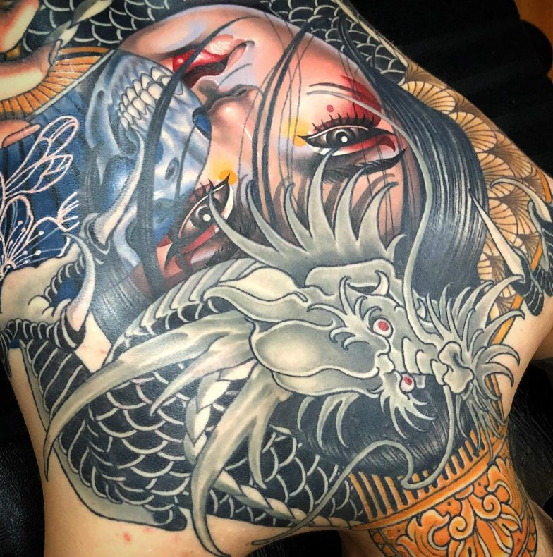 Unleashing The Creative Vision Of Tattoo Artist Kat Abdy: A Master Of Intricate And Imaginative Designs.