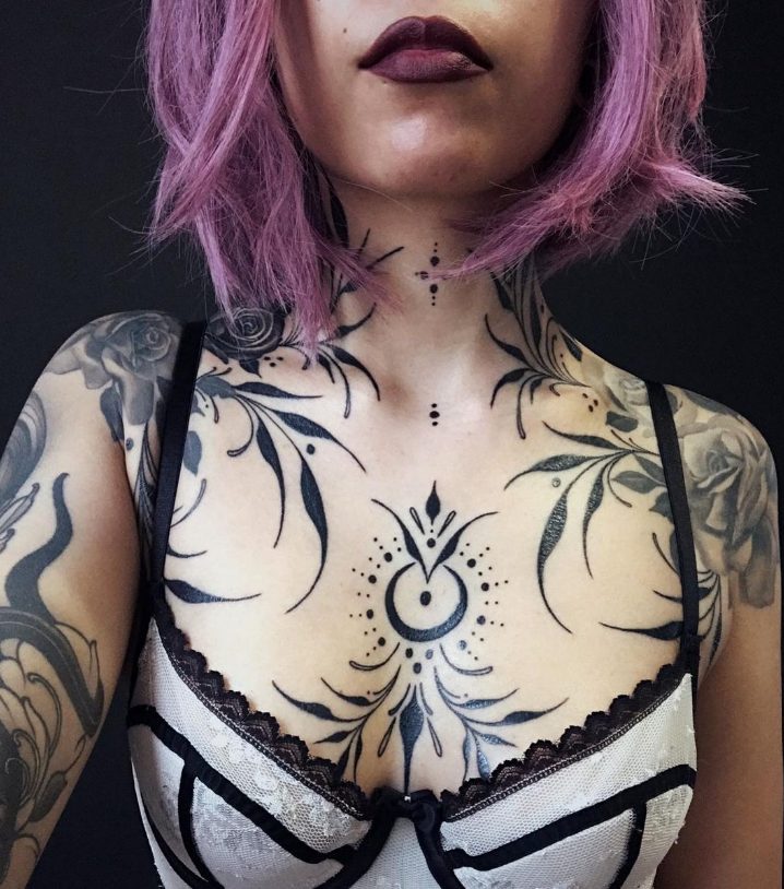 Unleashing The Creative Vision Of Tattoo Artist Kat Abdy: A Master Of Intricate And Imaginative Designs.