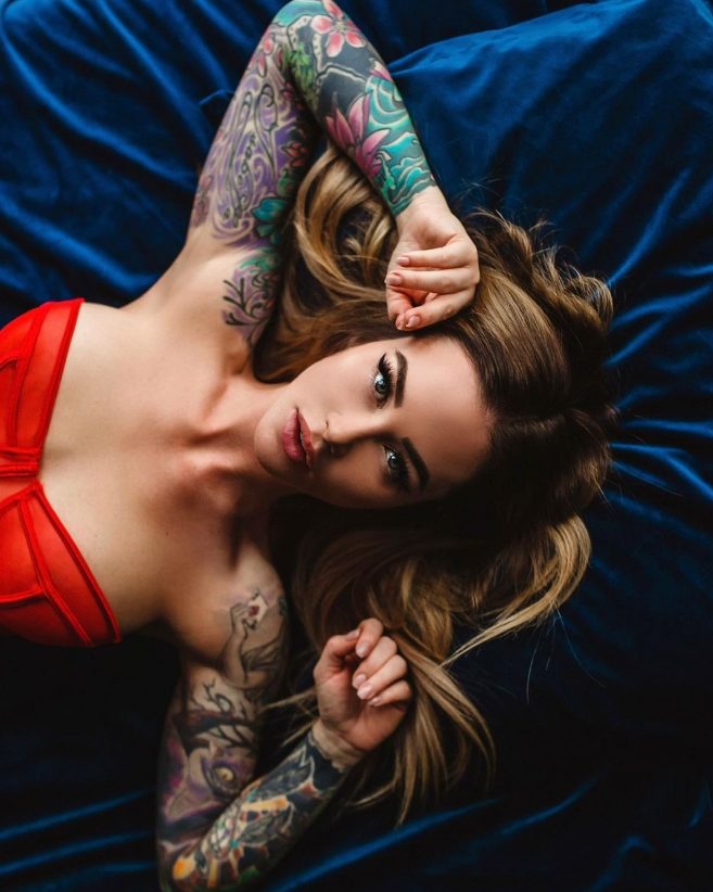 JessicaWilde: Redefining Beauty and Challenging Stereotypes as a Bold and Inspiring Tattoo Model.