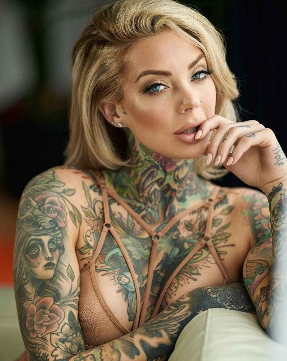 Discover the One-of-a-Kind Madison Skye: The Tattooed Model Who’s