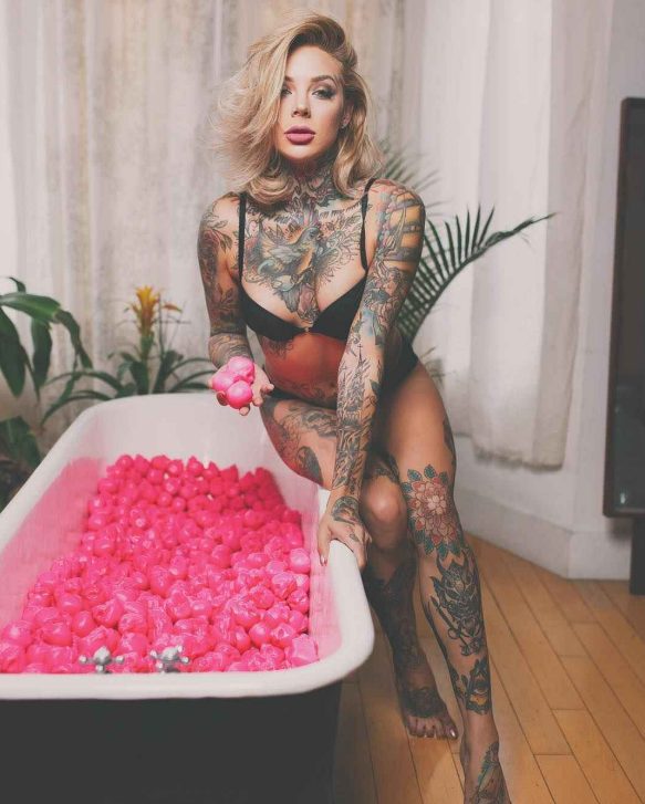 Step into the World of Madison Skye: The Enthralling Tattooed Model Who's Shaking Up the Fashion and Modeling Industry with Her Unmatched Style and Charisma.