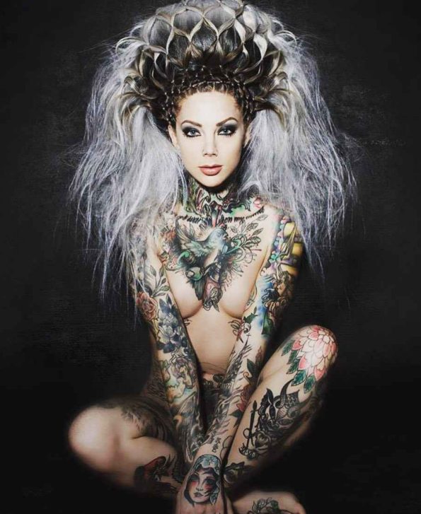 Discover the One-of-a-Kind Madison Skye: The Tattooed Model Who’s