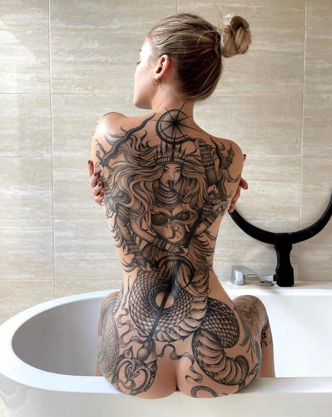 TihoKsenya Bali: The Talented Tattoo Artist Creating Mesmerizing Designs With A Deep Connection To Nature And Mythology.