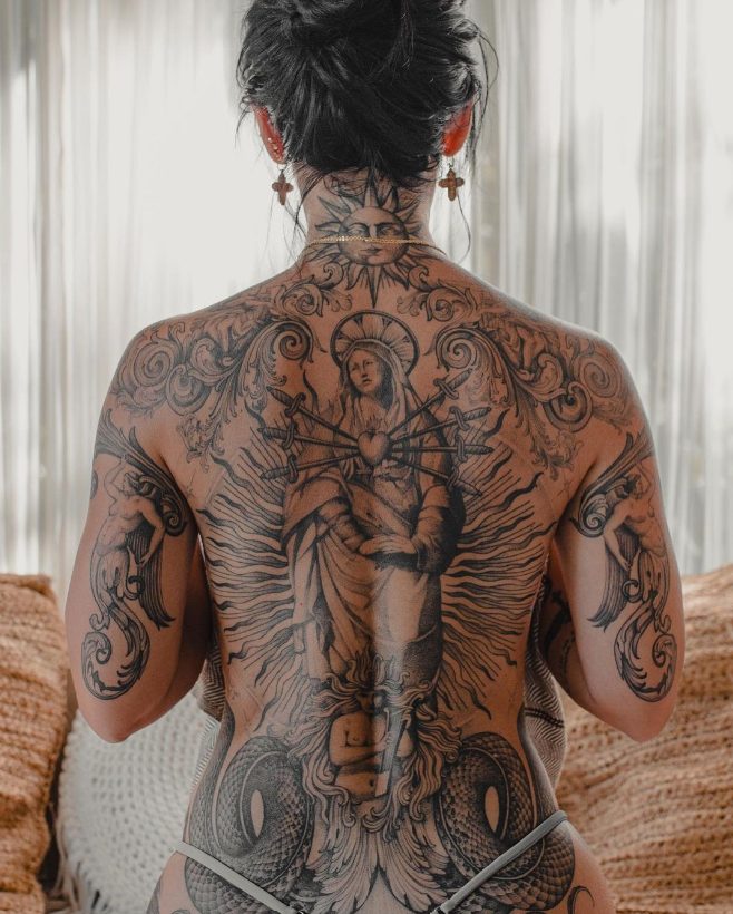 TihoKsenya Bali: The Talented Tattoo Artist Creating Mesmerizing Designs With A Deep Connection To Nature And Mythology.