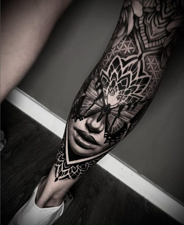 Immerse Yourself in a Captivating World of Art by Silverliningsbykris: Experience Her Magical Tattoo Designs.