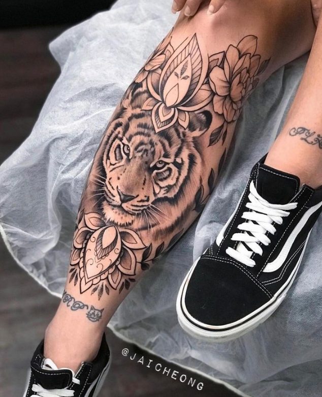 Experience The Captivating And Innovative Tattoo Art Of Jai Cheong: A Master Of Bold And Graphic Designs Infused With Nature, Geometry, And Surrealism.