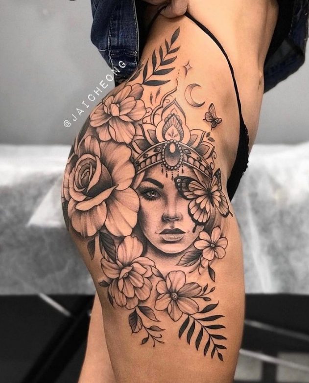 Experience The Captivating And Innovative Tattoo Art Of Jai Cheong: A Master Of Bold And Graphic Designs Infused With Nature, Geometry, And Surrealism.