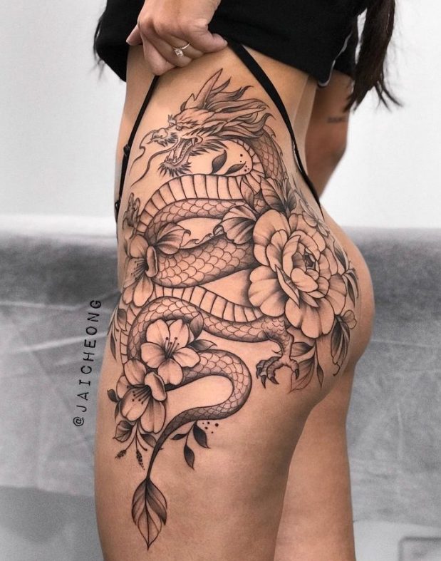 Experience The Captivating And Innovative Tattoo Art Of Jai Cheong: A Master Of Bold And Graphic Designs Infused With Nature, Geometry, And Surrealism.