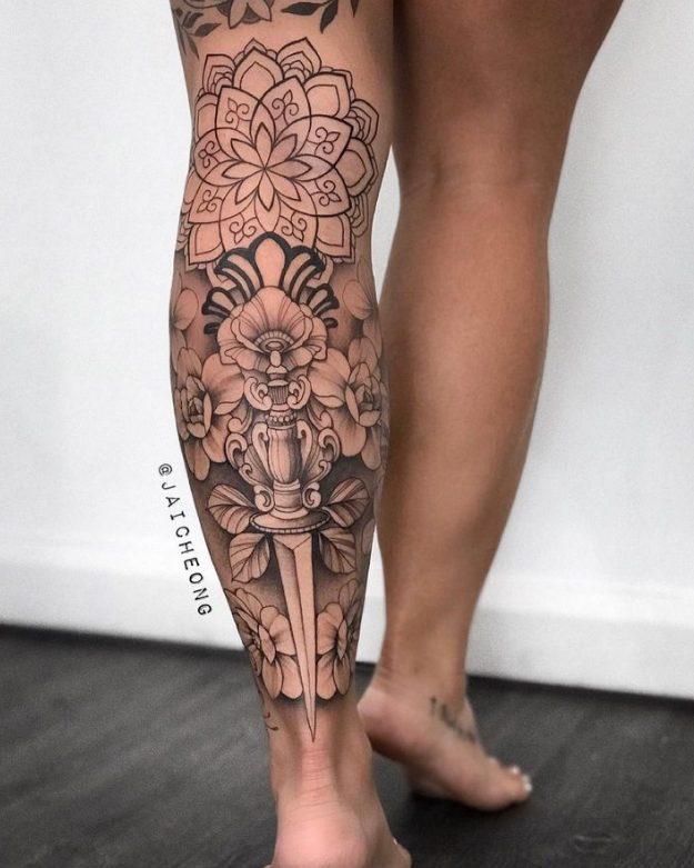 Experience The Captivating And Innovative Tattoo Art Of Jai Cheong: A Master Of Bold And Graphic Designs Infused With Nature, Geometry, And Surrealism.