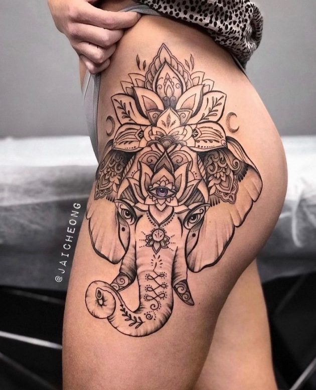 Experience The Captivating And Innovative Tattoo Art Of Jai Cheong: A Master Of Bold And Graphic Designs Infused With Nature, Geometry, And Surrealism.