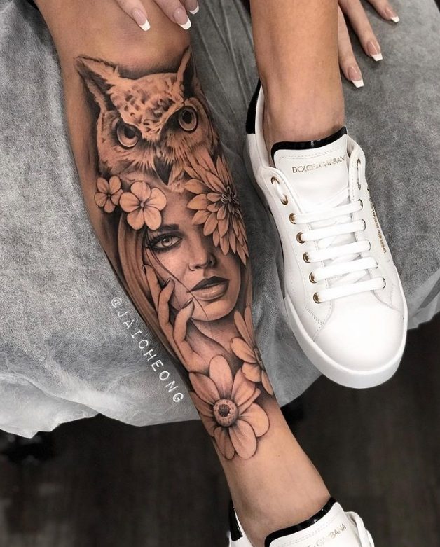 Experience The Captivating And Innovative Tattoo Art Of Jai Cheong: A Master Of Bold And Graphic Designs Infused With Nature, Geometry, And Surrealism.