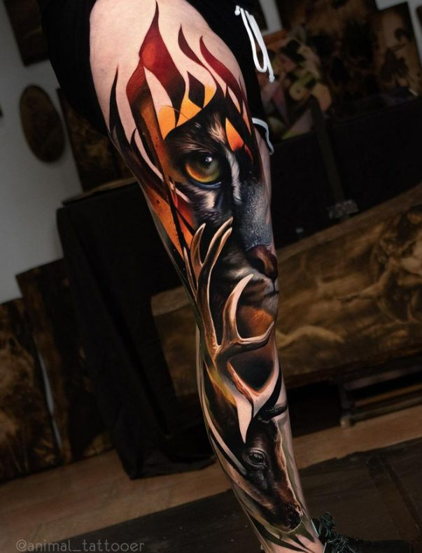 "Unleashing Creativity with Natasha ANIMAL: Discover the Stunning Designs of a Master Tattoo Artist".