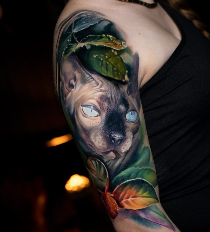 "Unleashing Creativity with Natasha ANIMAL: Discover the Stunning Designs of a Master Tattoo Artist".