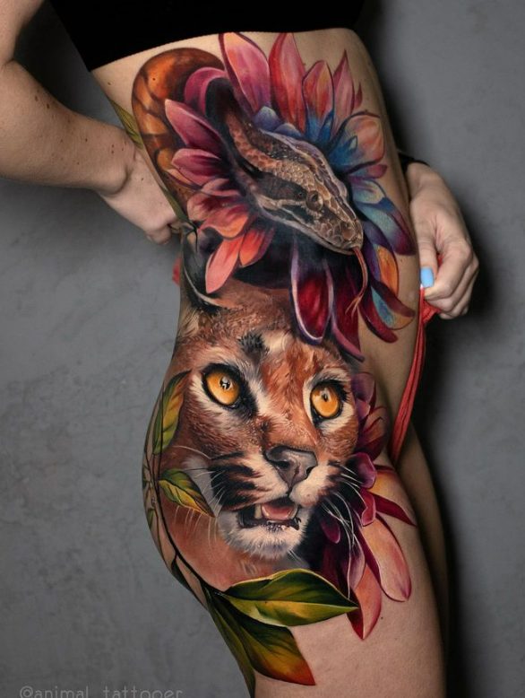 "Unleashing Creativity with Natasha ANIMAL: Discover the Stunning Designs of a Master Tattoo Artist".