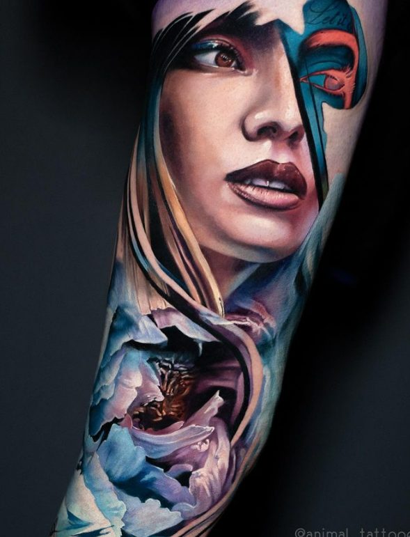 "Unleashing Creativity with Natasha ANIMAL: Discover the Stunning Designs of a Master Tattoo Artist".