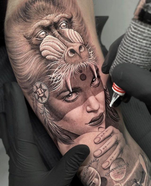 Matias Noble: Pushing The Boundaries Of Tattoo Artistry With His Unique And Symbolic Designs.