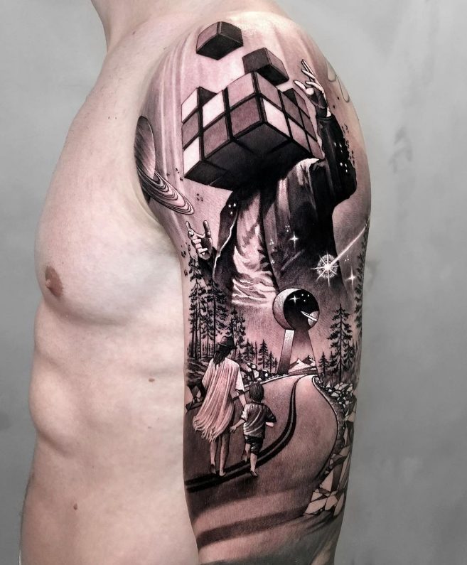 Matias Noble: Pushing The Boundaries Of Tattoo Artistry With His Unique And Symbolic Designs.