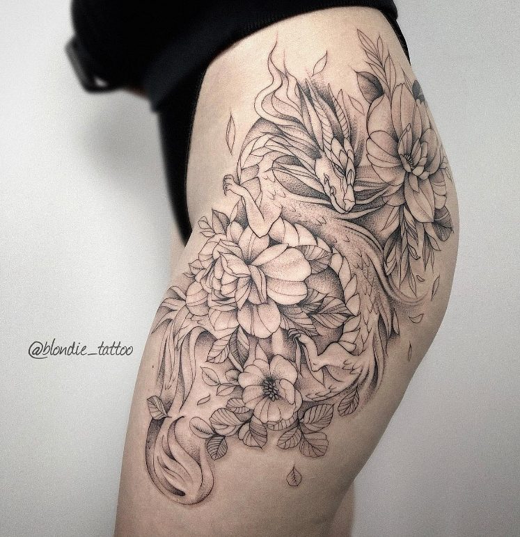 Albina Kruchinina's Inked Masterpieces: Exploring Her Stunning Tattoo Designs in Color, Black & Grey Realism, Watercolor, and Graphic Art.