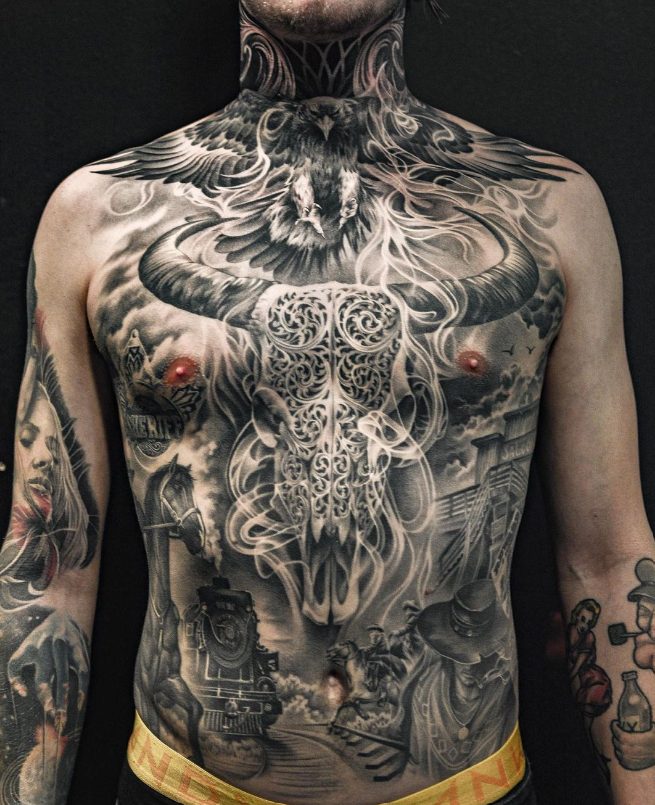 From Traditional To Modern: Discovering The Intricate And Unique Tattoo Art Of Martin Sjoberg.