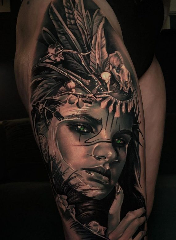 Discover the Stunning Tattoo Designs of Artist Sampaguita Jay: A Fusion of Traditional and Contemporary Techniques.