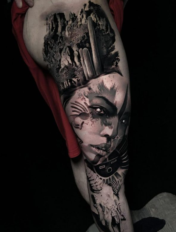 Discover the Stunning Tattoo Designs of Artist Sampaguita Jay: A Fusion of Traditional and Contemporary Techniques.