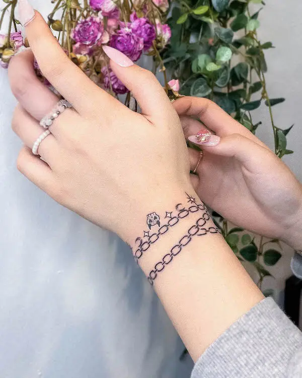 68+ Bracelet Tattoos That Are Better Than Jewelry in 2023 - mysteriousevent.com