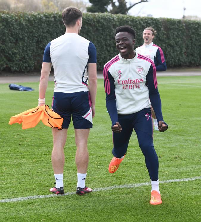 Bukayo Saka reflects on his campaign so far and looks ahead to West Ham