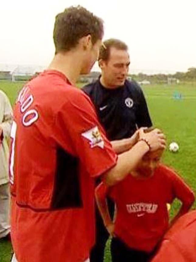 An 18-year-old Cristiano Ronaldo coach a young Jesse Lingard at Manchester United and prepare to feel nostalgic