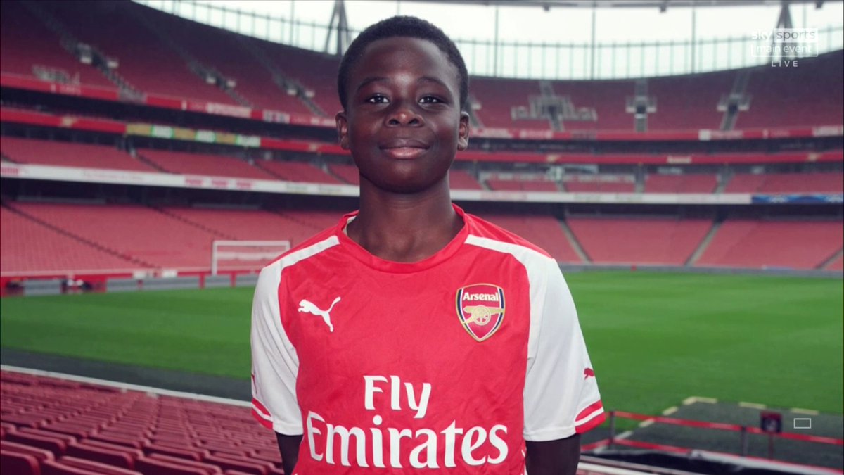 Football Daily on Twitter: "🗣"My dad took me to training somedays it would  take 2 hours, they believed so much in me" Bukayo Saka speaking about his  parents and childhood is so