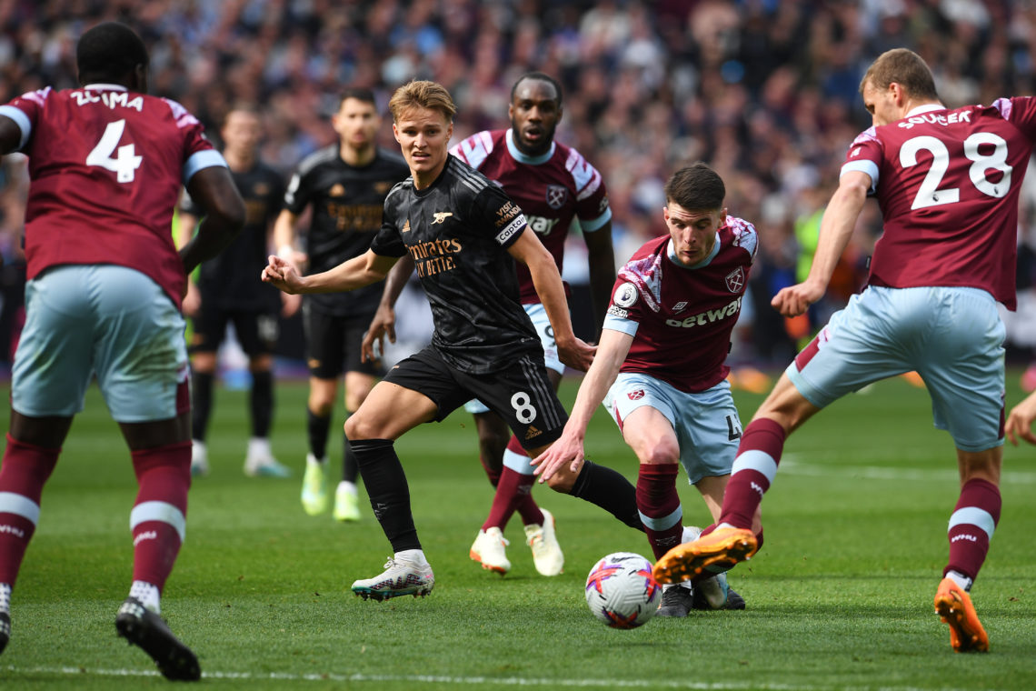 Declan Rice and Martin Odegaard pictured behind closed doors isn't 'gotcha' moment Arsenal fans think it is - Hammers News