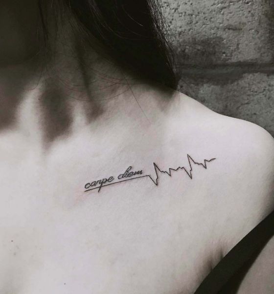 55 Attractive Collar Bone Tattoos Designs For Women 2023 - mysteriousevent.com