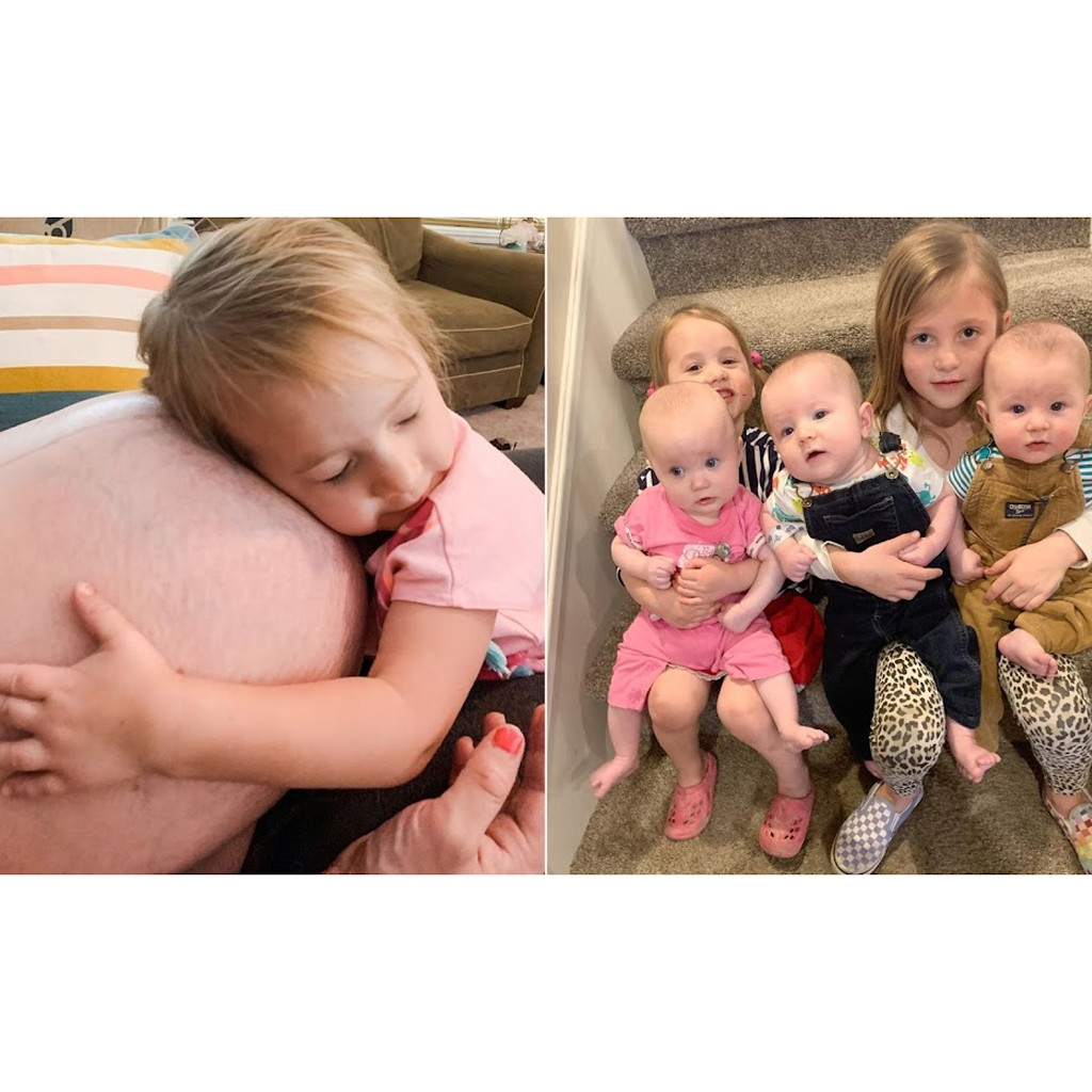 Mother of Triplets Posts Incredible Before-And-After Pregnancy Photographs