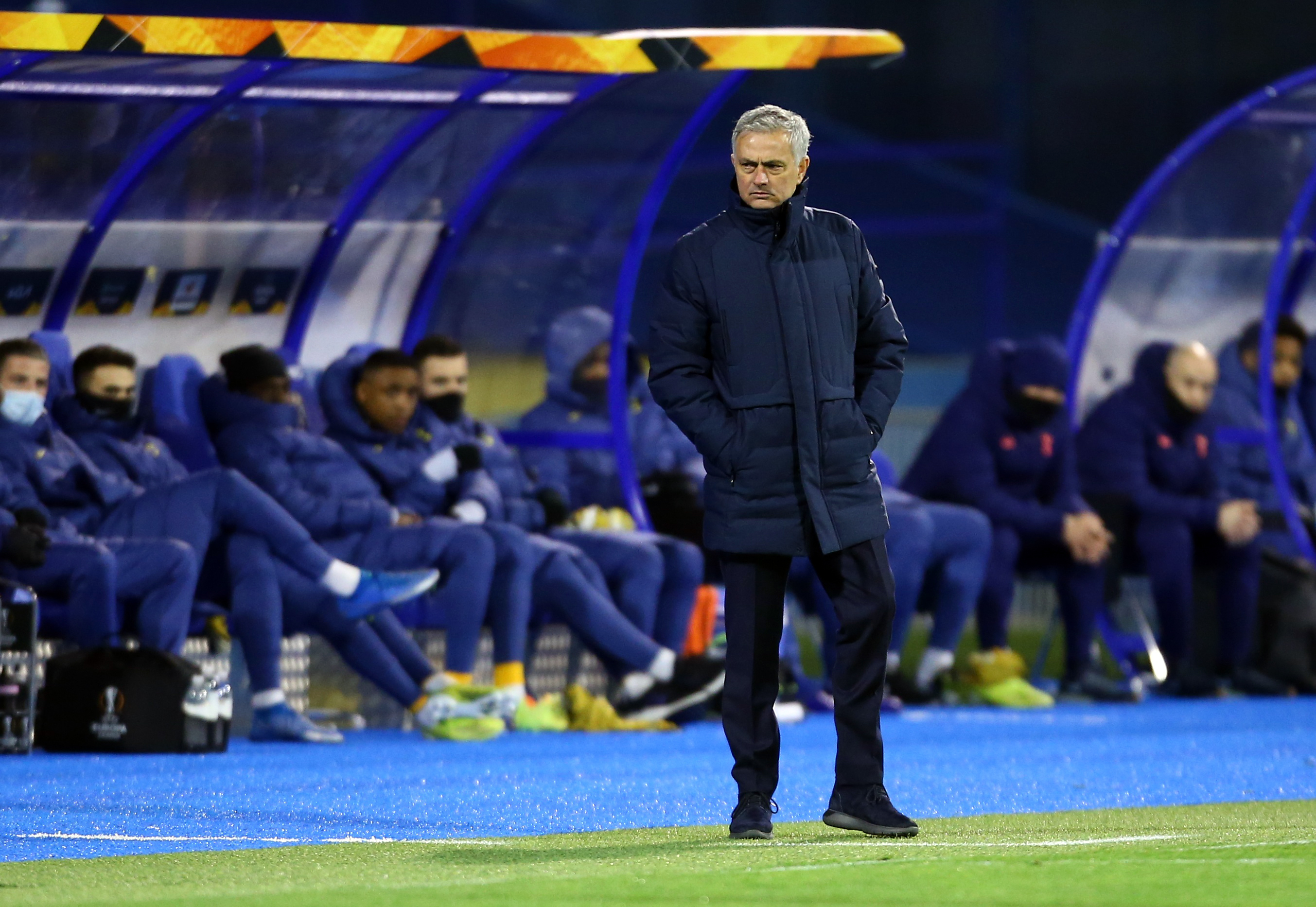 Proud ex- Man Utd manager Jose Mourinho still has picture of his Europa League win with Man Utd hanging up in Roma office