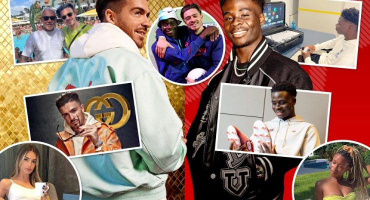 Grealish and Saka’s different lifestyles, with ‘humble’ Arsenal star living with parents and Man City ace face of Gucci