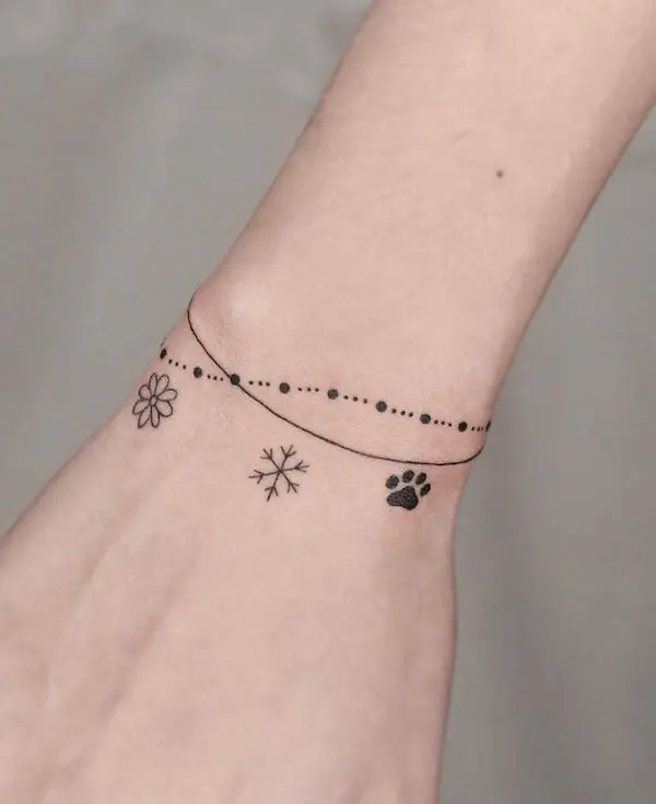 68+ Bracelet Tattoos That Are Better Than Jewelry in 2023 - mysteriousevent.com